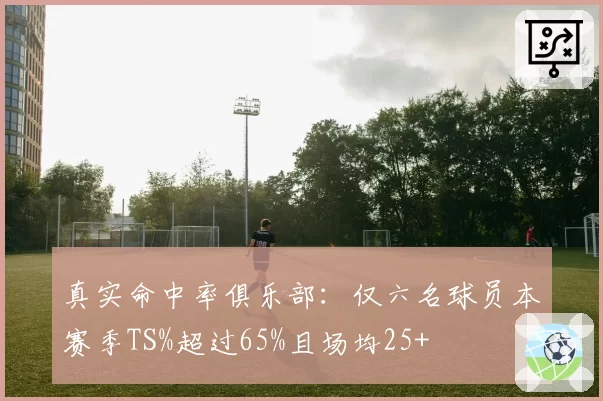 真实命中率俱乐部：仅六名球员本赛季TS%超过65%且场均25+